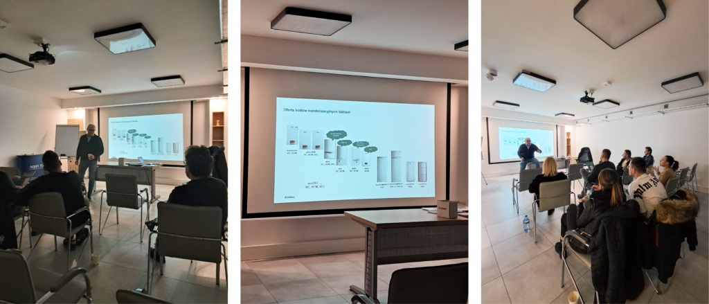 Szkolenia wewnętrzne w lutym z ACO, Vaillant, Galmet.